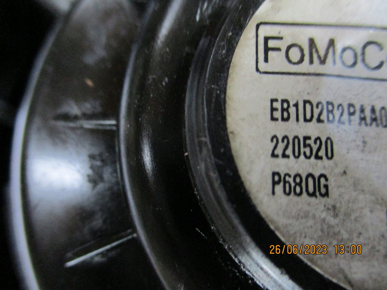ventilátor topení FORD FOCUS MK4 EB1D2B2PAA