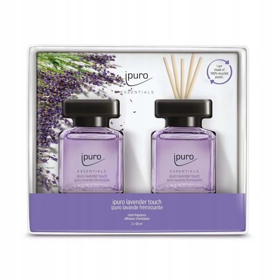 ZESTAW DYFUZORÓW ZAPACHOWYCH Essentials Lavender Touch iPuro Marka ipuro