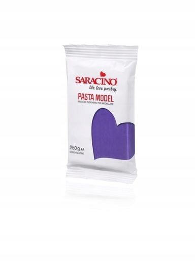 Levně Fialová cukrová hmota pro modelování Violet Model Paste 250 g Saracino