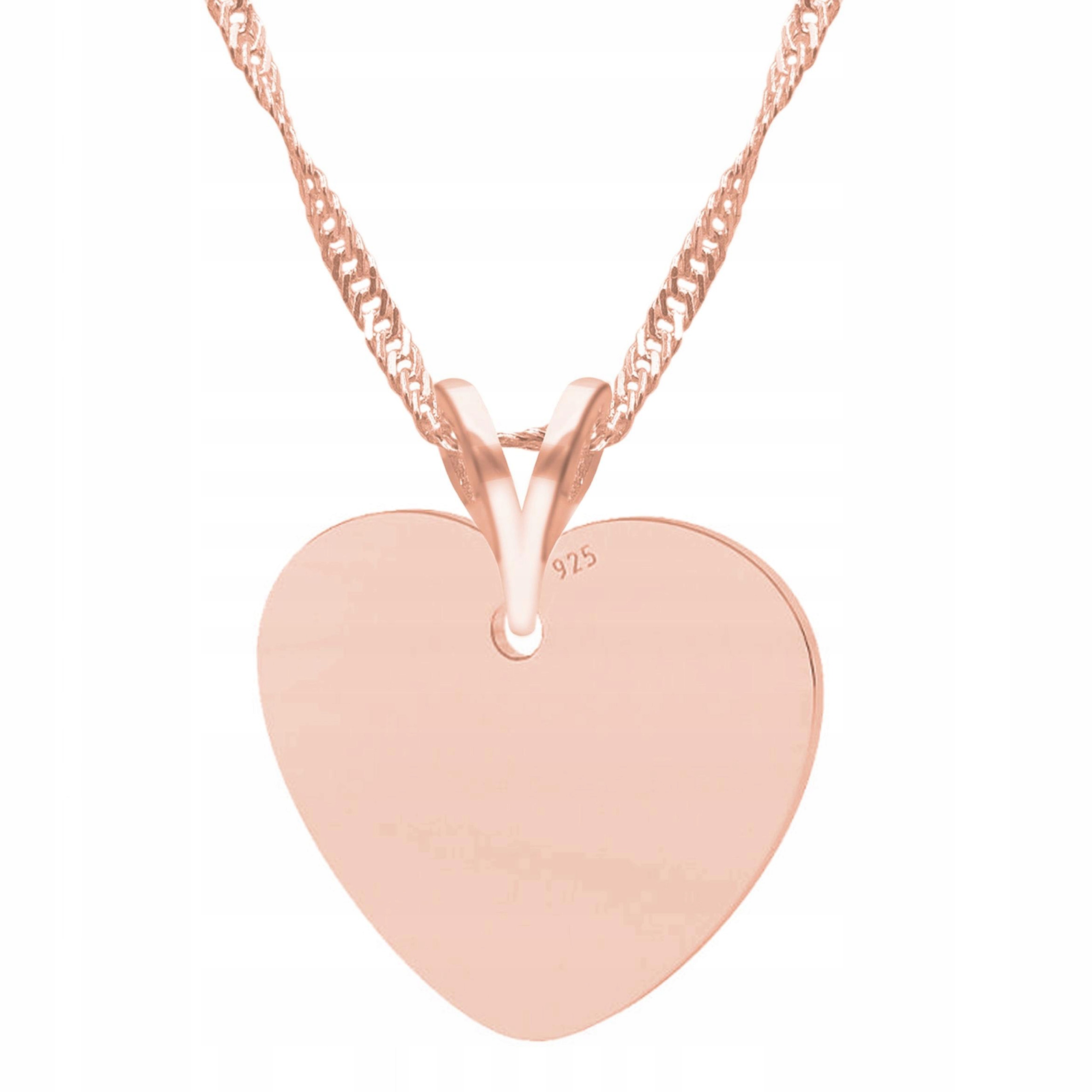 Náhrdelník Pozlacený Plech se srdcem Srdce Srdíčko Láska Stříbro 925