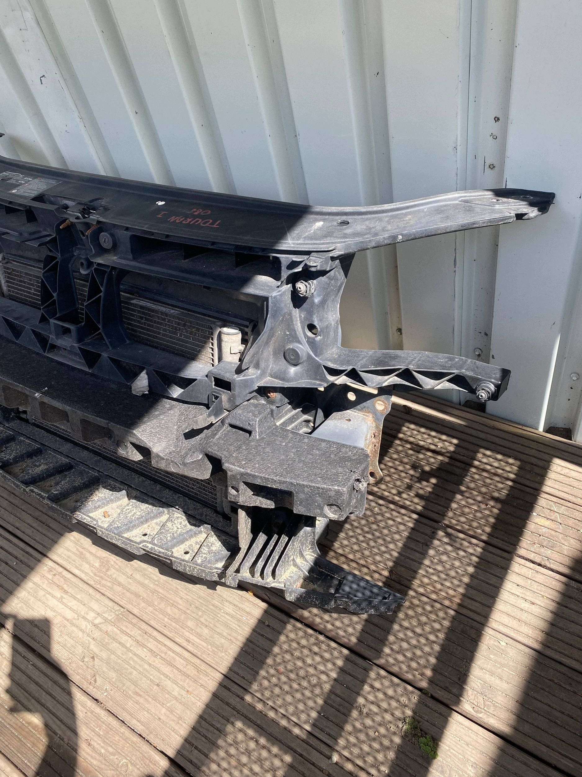 VW TOURAN and LIFT complete support panel for radiators sider pillar radiator