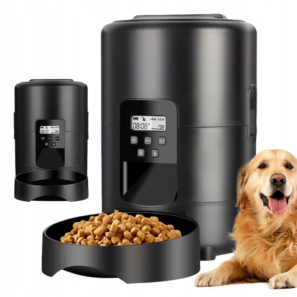 Levně Automatický Dávkovač Pro Psa Kočku 2L S LCD Displejem