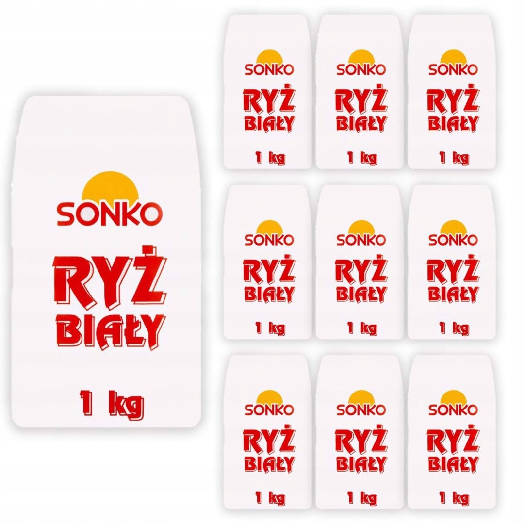 Levně Sonko bílá rýže 1 kg x 10 kusů