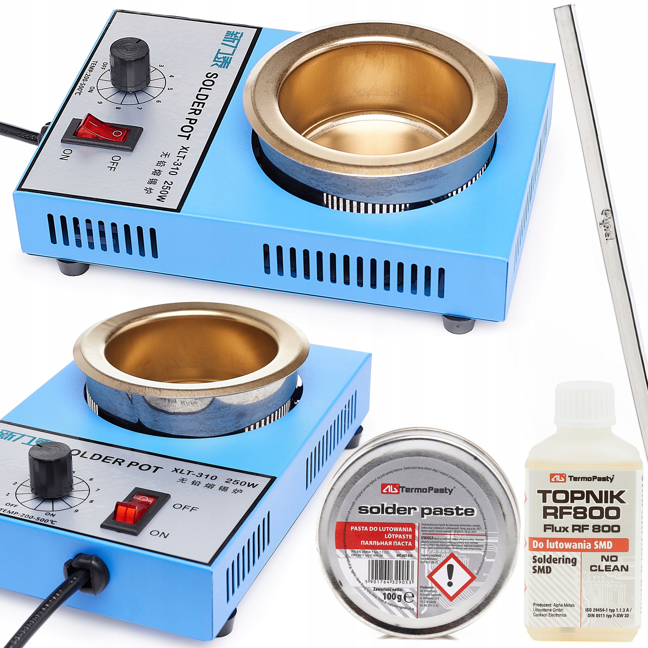 Pájecí Kelímek XLT-310 Cínová Tyč Pájecí Pasta Tavidlo RF800