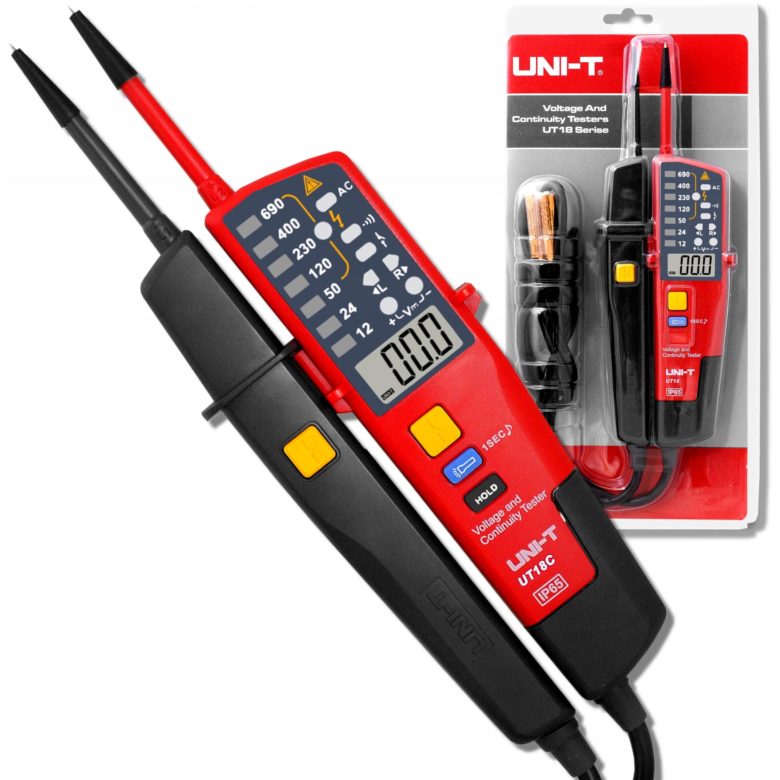 Multimetr Univerzálny testovací merač Rcd Uni-t UT18C