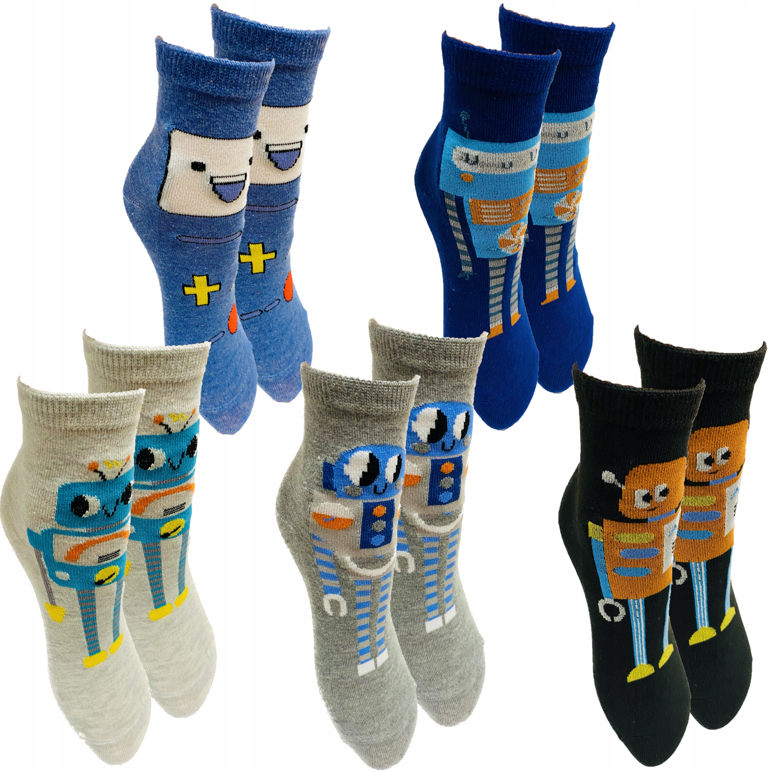 

Skarpetki Dziecięce Abs Antypoślizgowe 5 Par 23-26