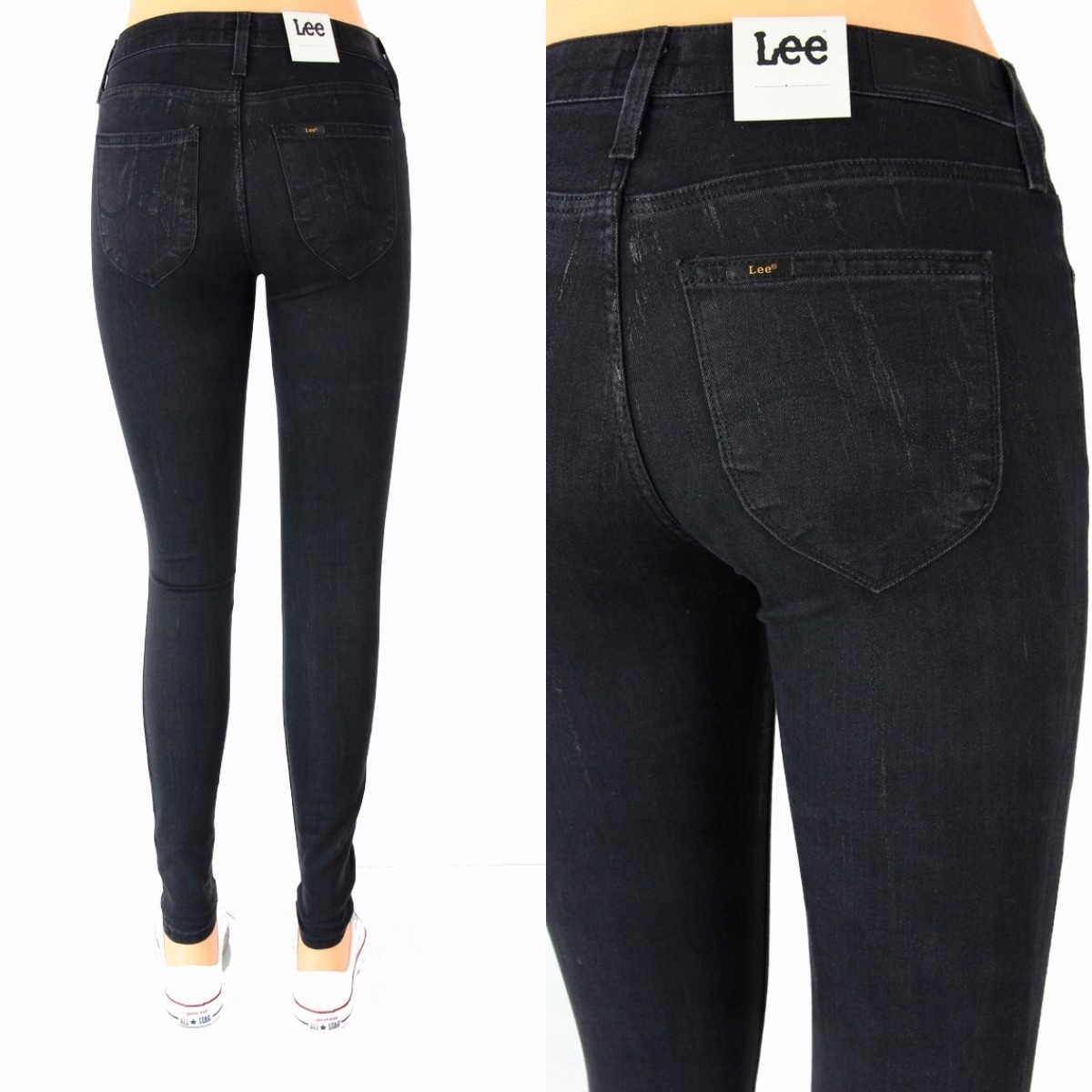 

Lee Jodee Skinny Jeansy Spodnie Bl W26 L31