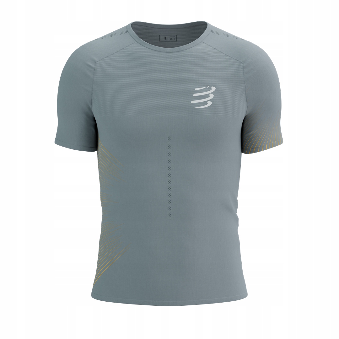 Compressport Koszulka biegowa Performance Ss T-shirt szara (Rozmiar: L)