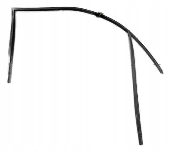 Mercedes W140 Těsnění skla dveří přední levé strany řidiče