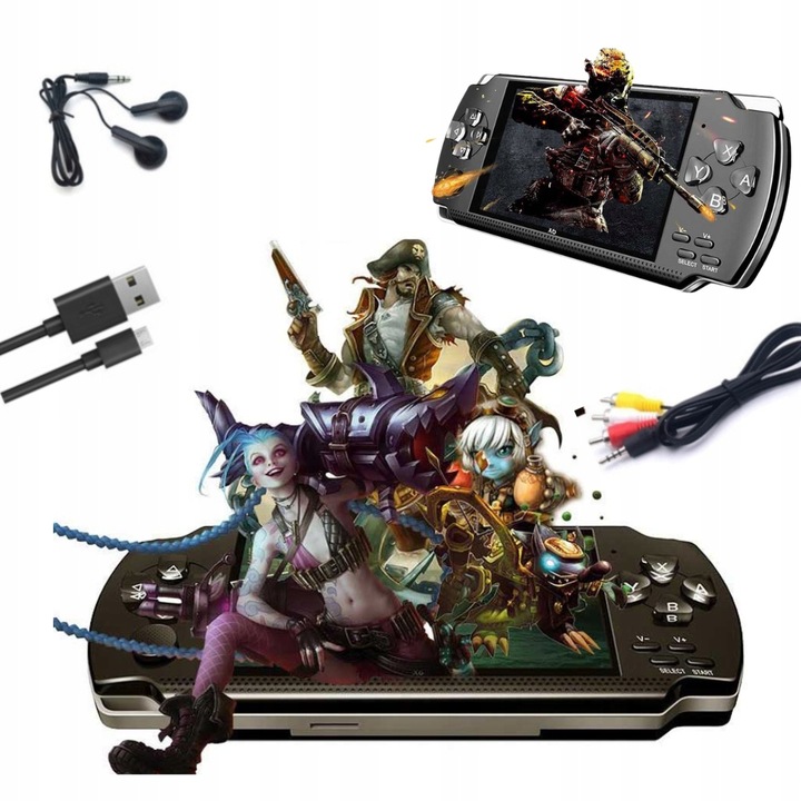 Konsola Do Gier Dla Dzieci Przenośna X6 Polskie Menu