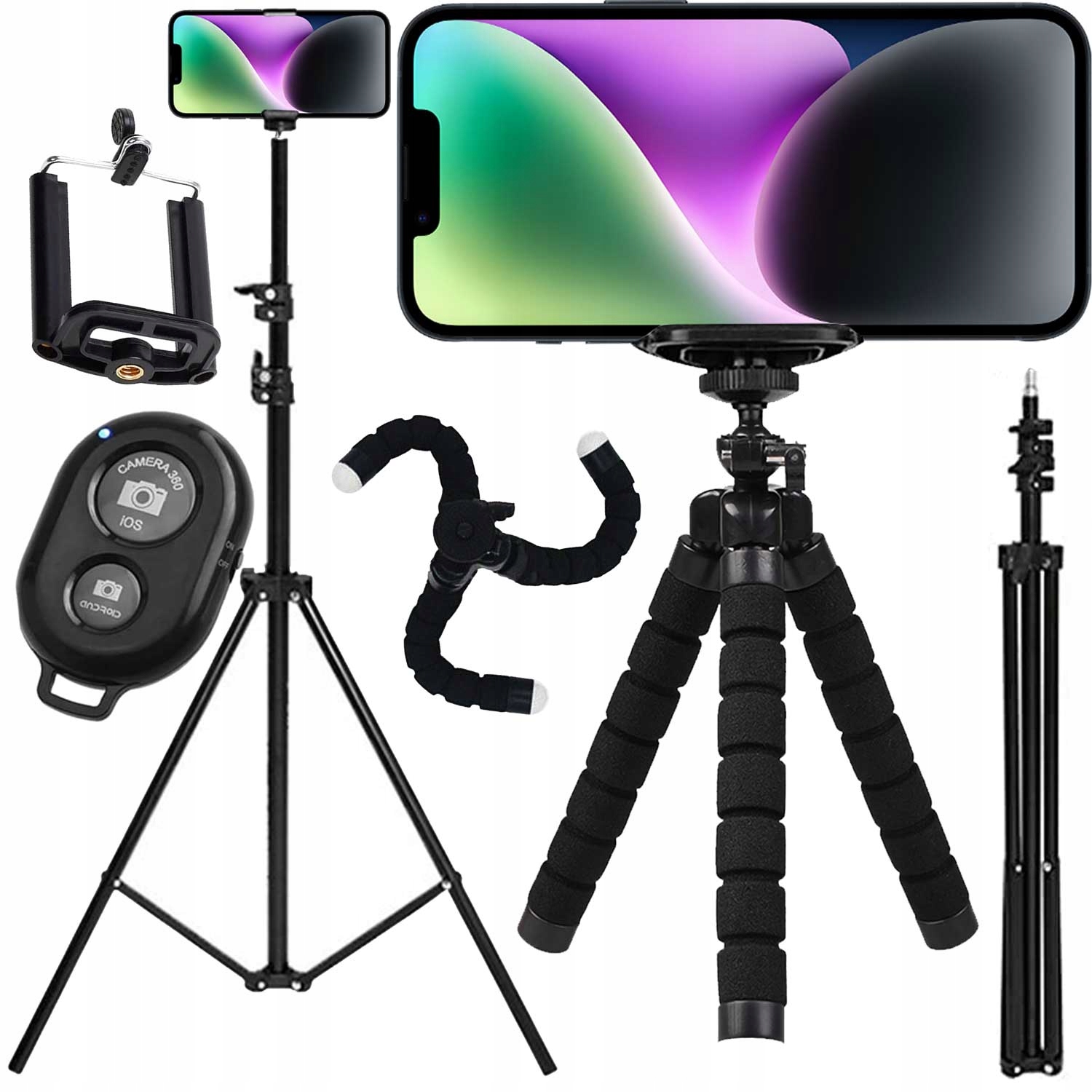 

Statyw Na Telefon Aparat Tripod Pilot 210cm