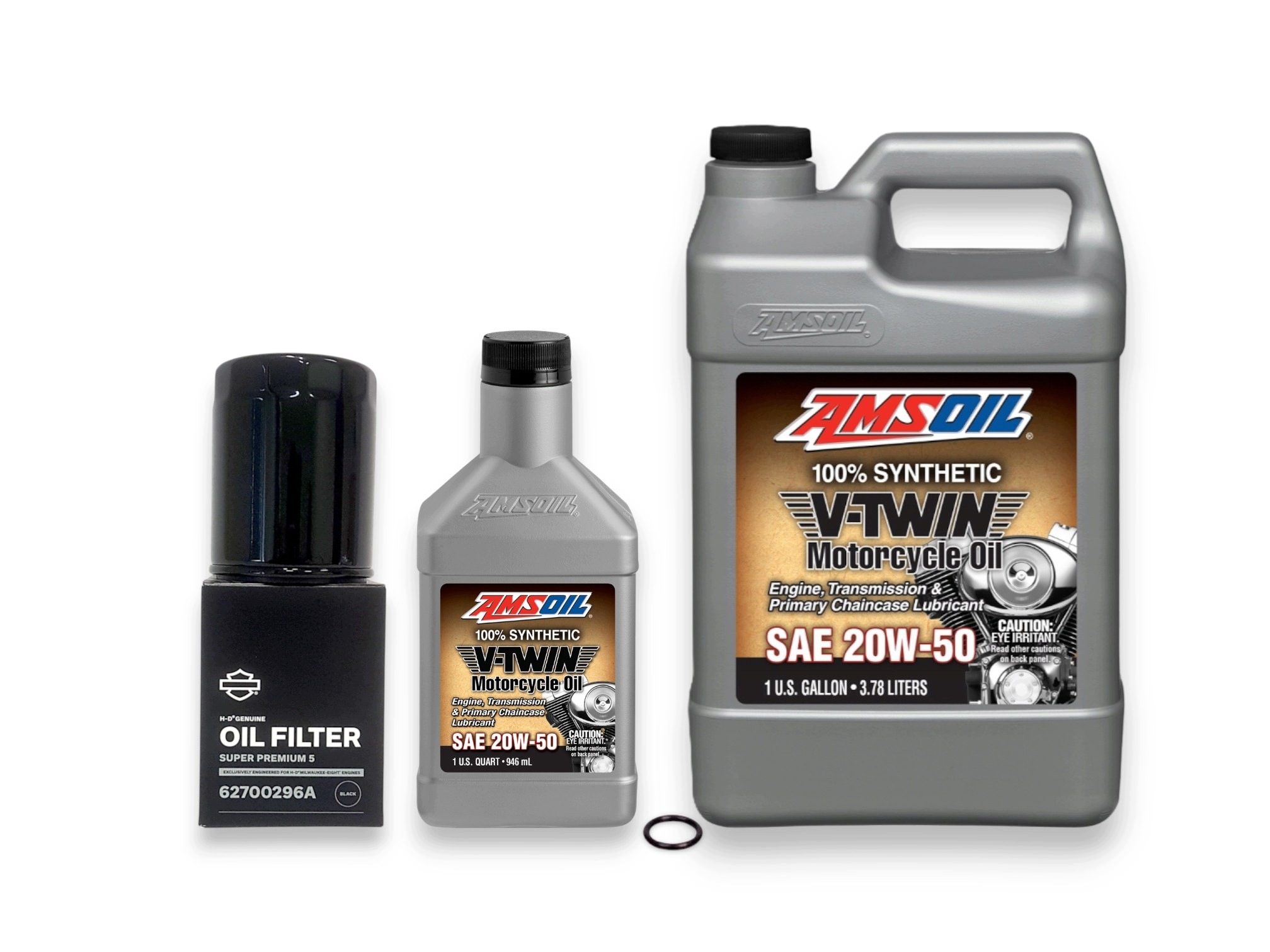 Harley Davidson Amsoil 20w50 V-twin zestaw serwisowy olej filtr oleju M8
