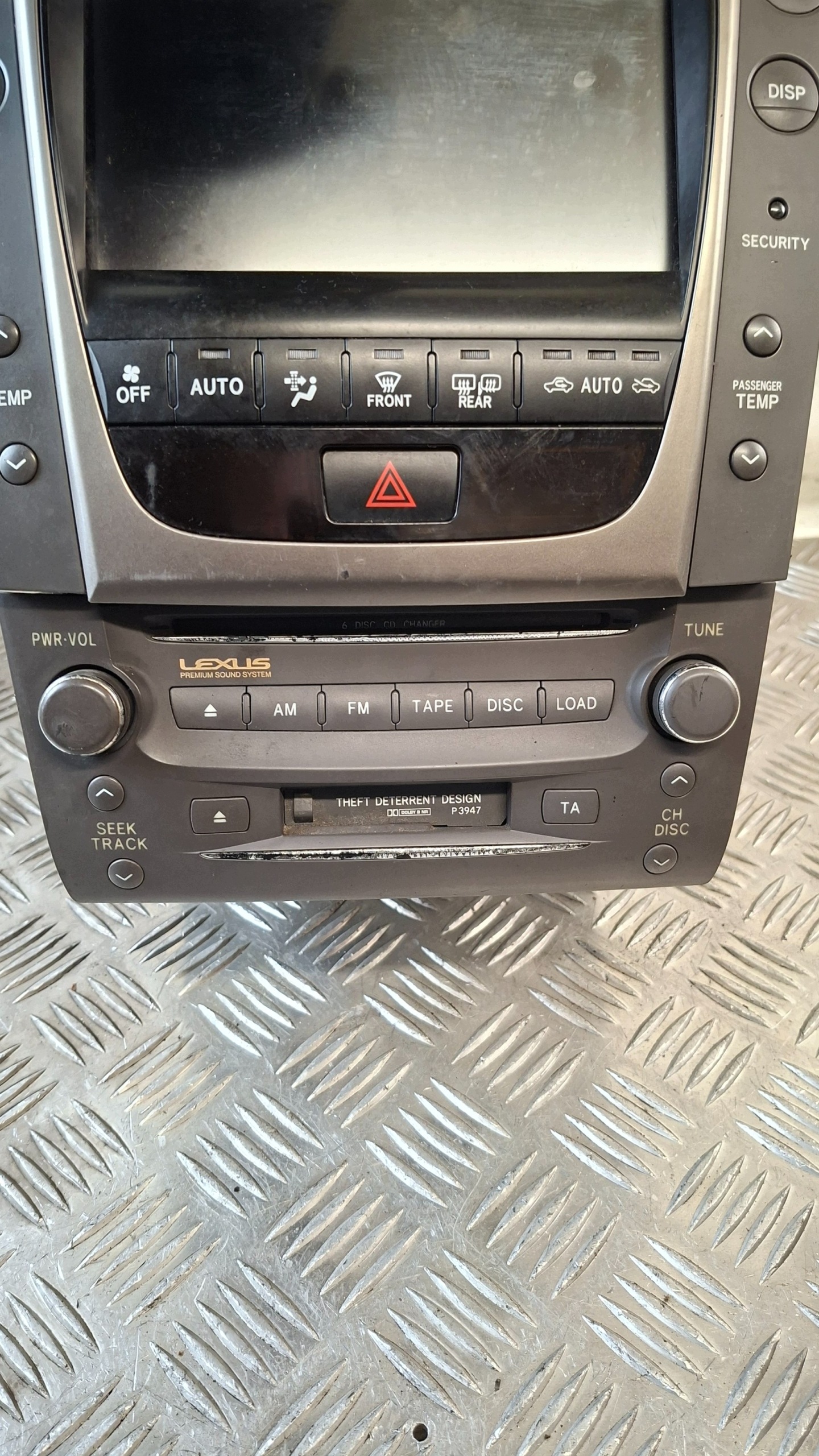 PANEL BOCCHETTE Schermo LEXUS GS300
