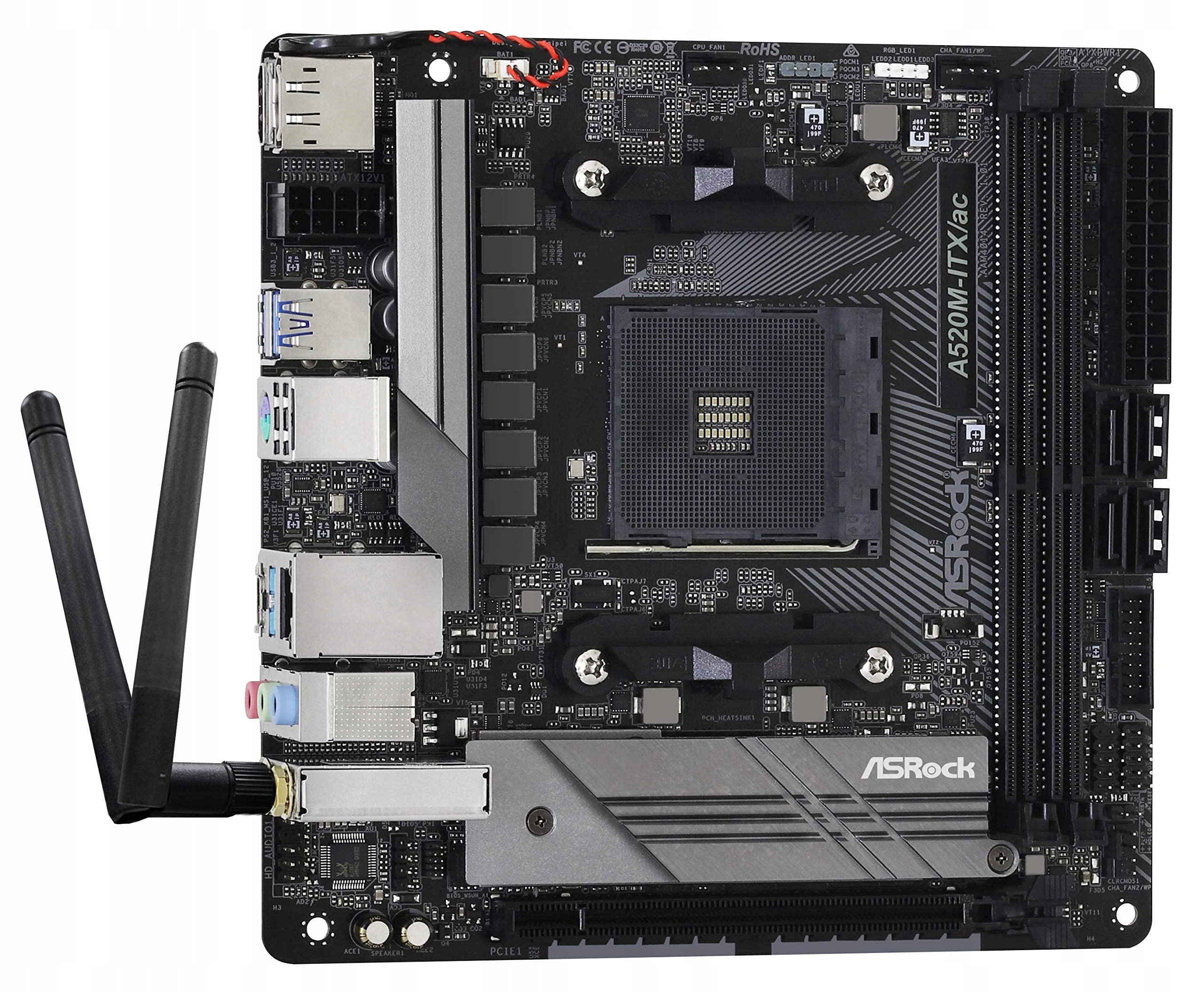 ASROCK A520M-ITX/ac mITX AM4 DDR4 — 6