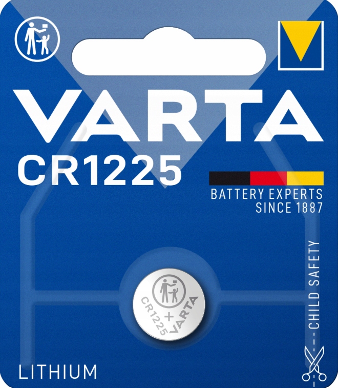 BATERIA VARTA GUZIKOWA LITOWA CR1225 48mAh 3V 1SZT