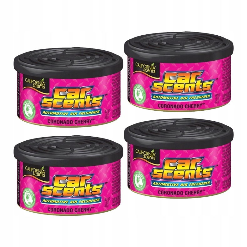 

California Car Scents zapach do auta 4x Cherry