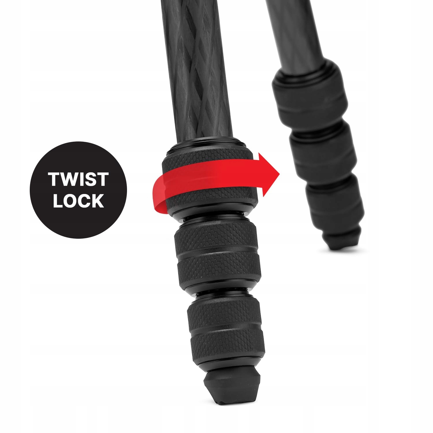 MANFROTTO Befree Advanced AS Statyw Podróżny Carbon DSLR i Bezlusterkowe — miniatura 5