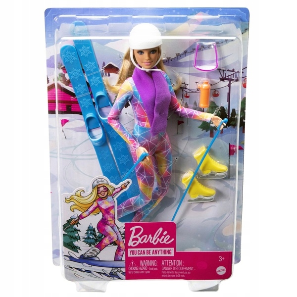 

Barbie HGM73 Lalka na nartach zimowa przygoda
