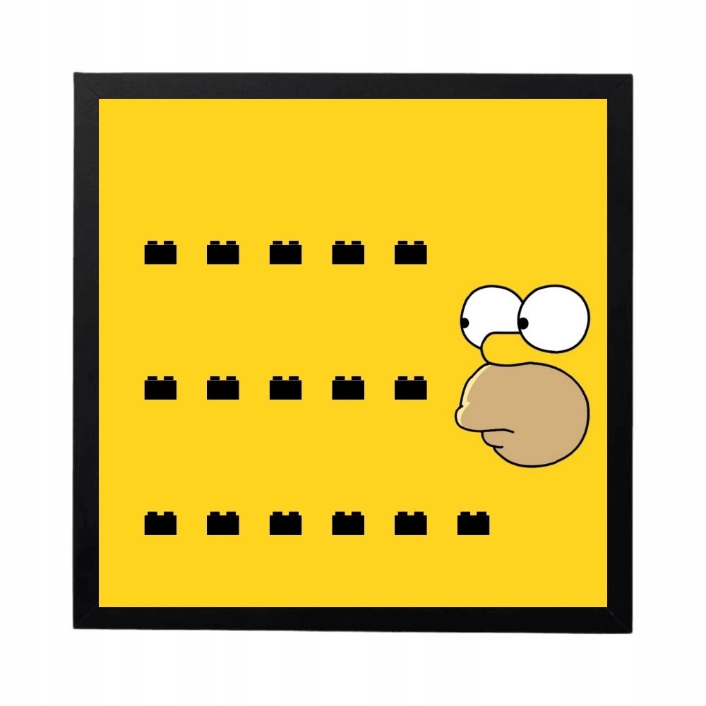 Personalizovaný Rámeček pro minifigurky Lego 71005 The Simpsons