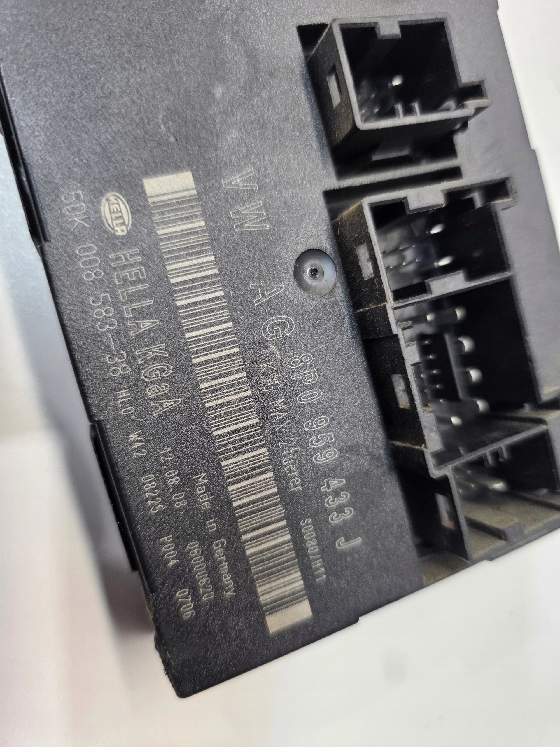 module control unit KOMFORTU AUDI A3 8P 8P0959433J