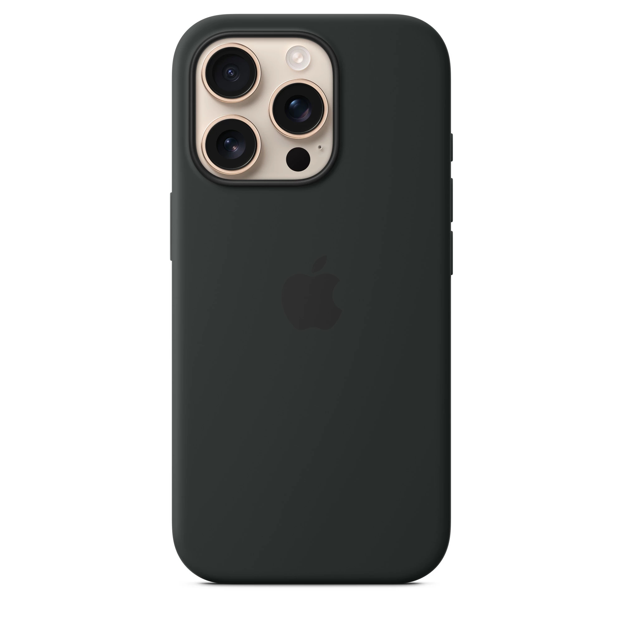 Originální Silikonové Pouzdro Apple pro iPhone 16 Pro s MagSafe černé