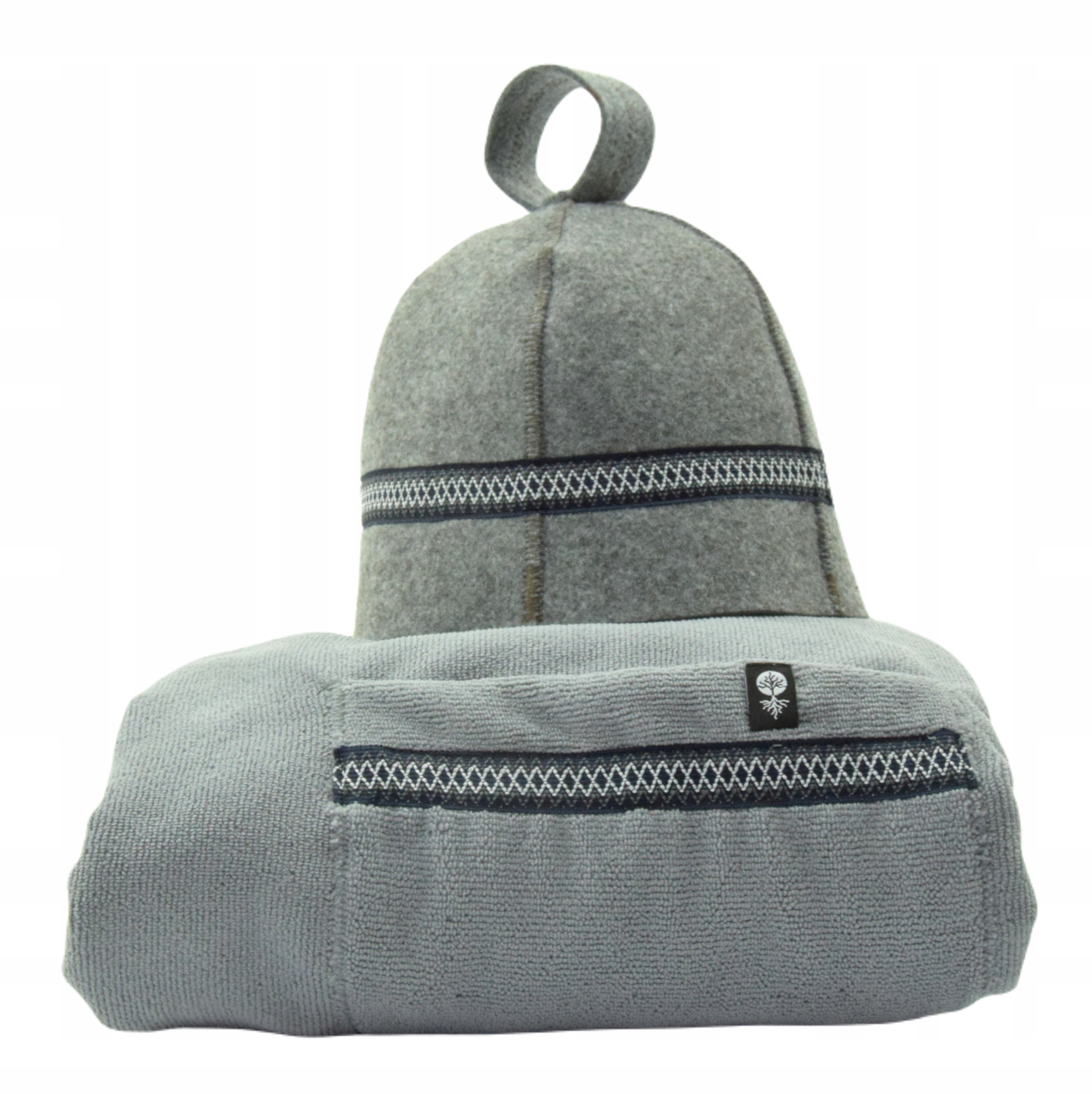 Čepice do sauny ručník Set pro muže, 2dílná, velikost L