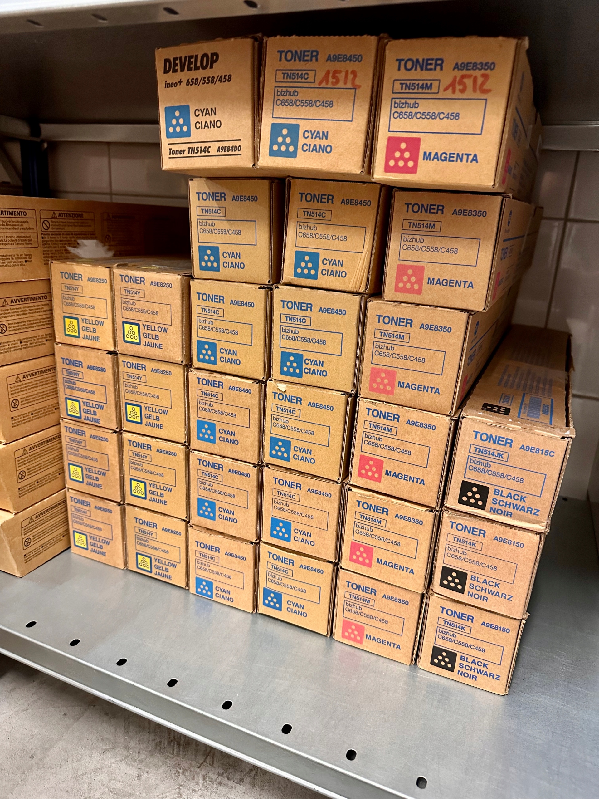 Toner Minolta Tn 514 Yellow A9E8250 Originál pre Bh C458