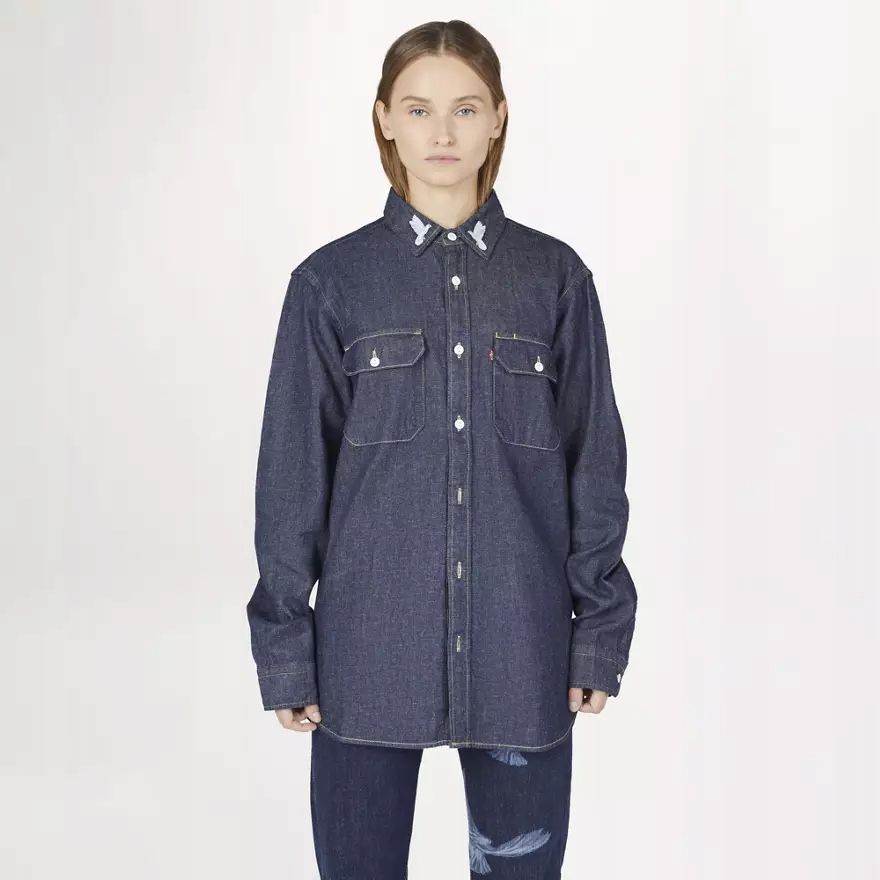 Levi's Tmavě Modrá Džínová Košile Paradis (M)