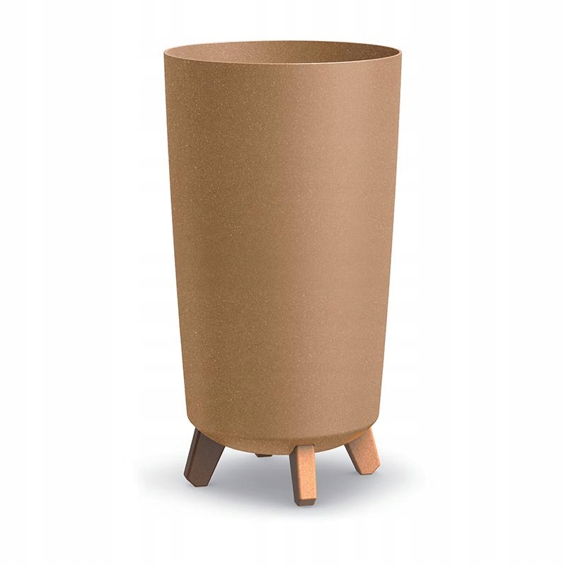 

Doniczka wysoka DGTL240W Naturo domieszka drewna