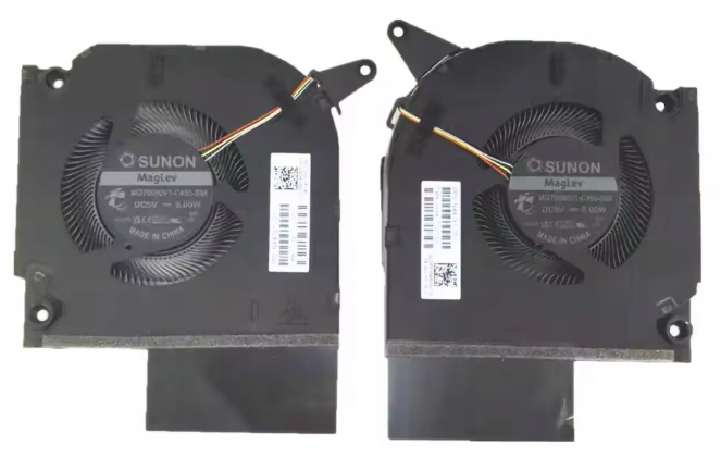 Ventilátor 5V Komplet Cpu Gpu Hp Omen 9 Plus 16-U 16-WF 16-XF MG75090V1-C45