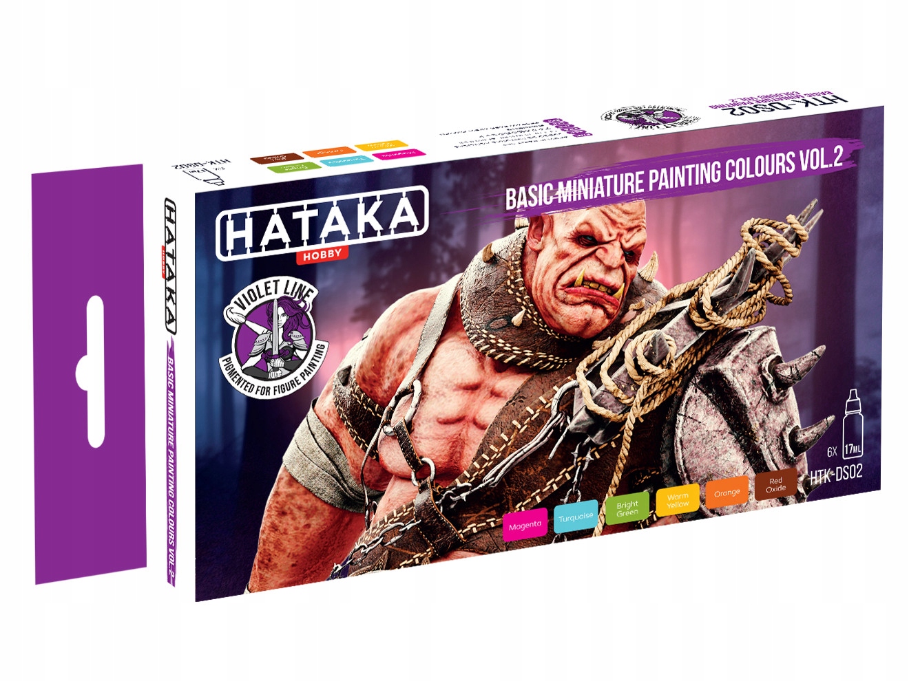 Sada akrylových barev Basic Miniature Painting Colours v.2 HTK-DS02 Hataka