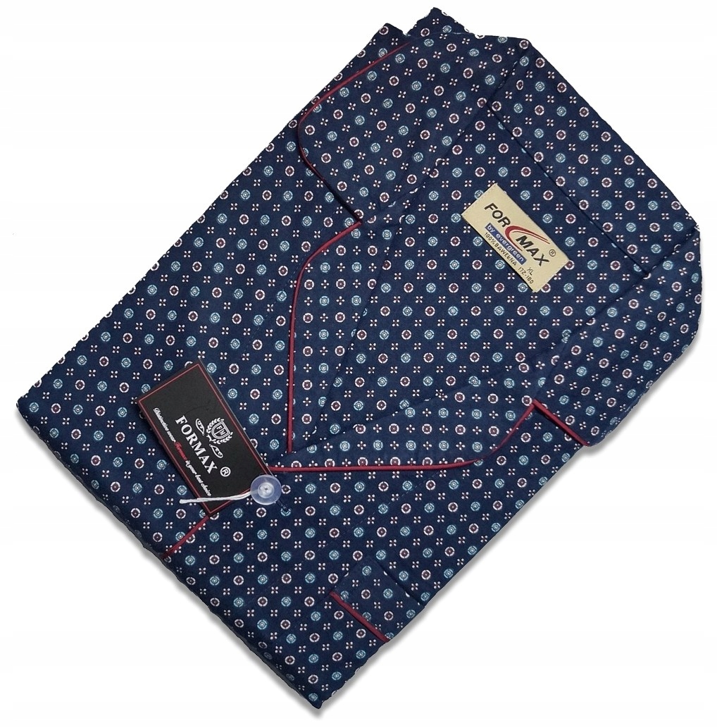 Flanelowa piżama męska Formax bawełna XL