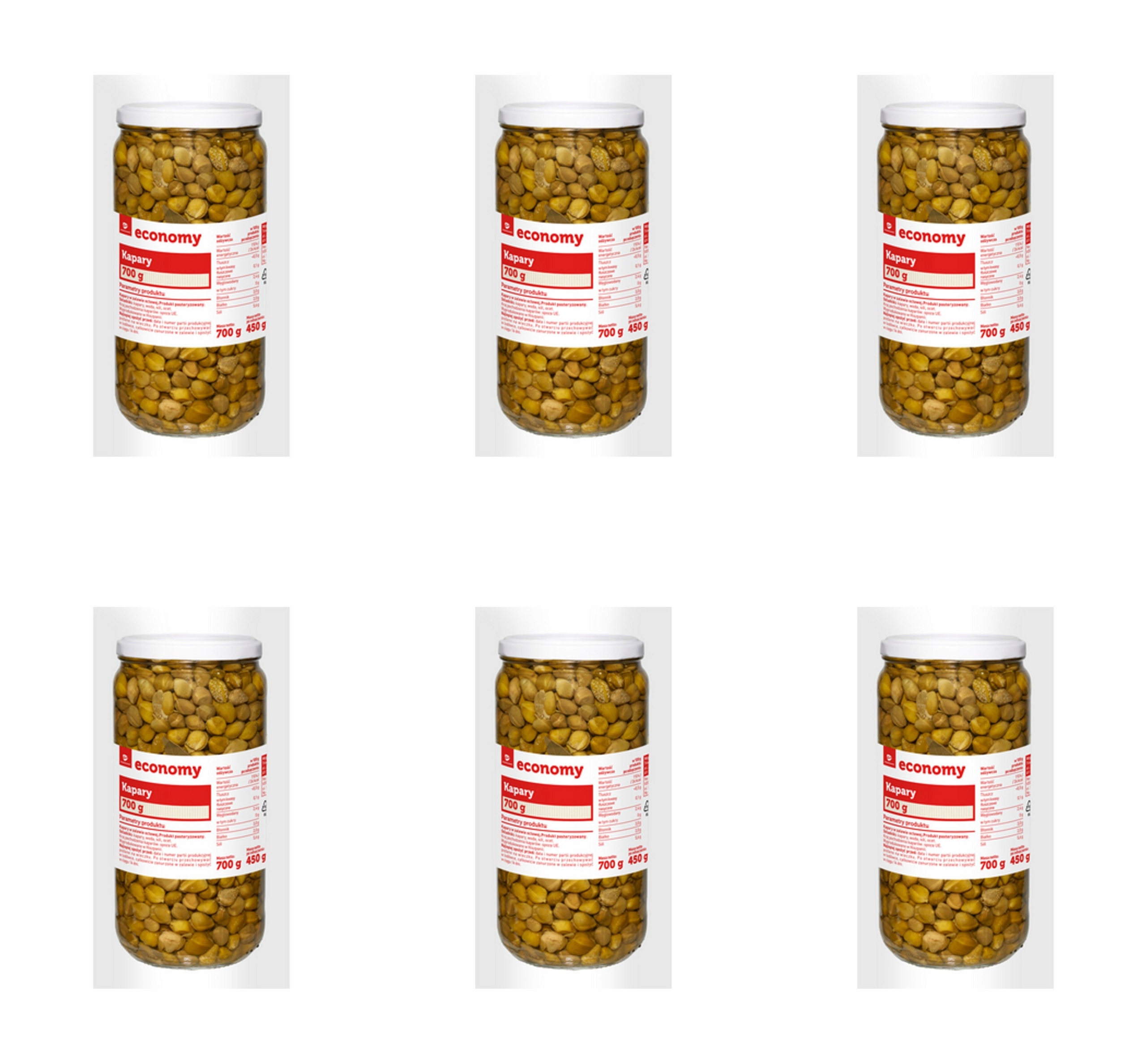 Tge kapary v octovém nálevu 700 g X6