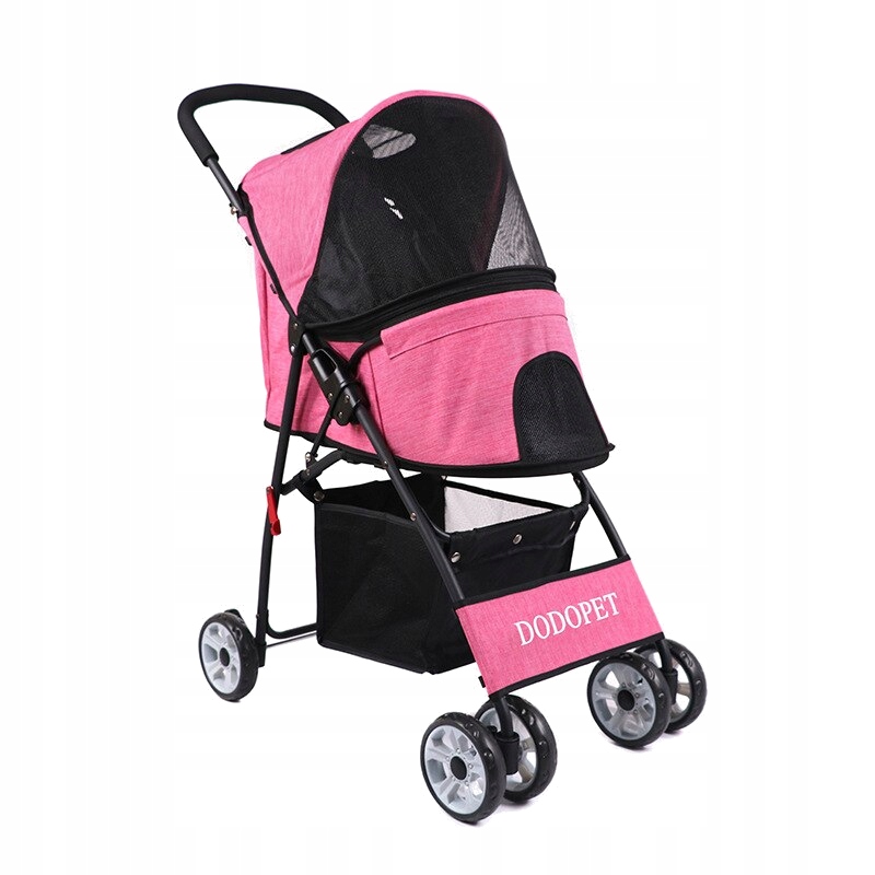 

Wózek Spacerowy Dla Psa Kota Transporter 15 kg Róż