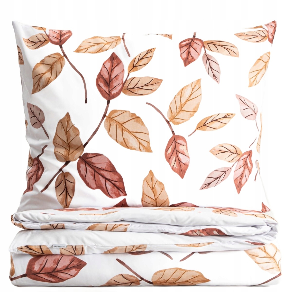 Povlečení Leafy z mikrovlákna s motivem listů 220 x 200 cm 2 x 70 x 80 cm Homla