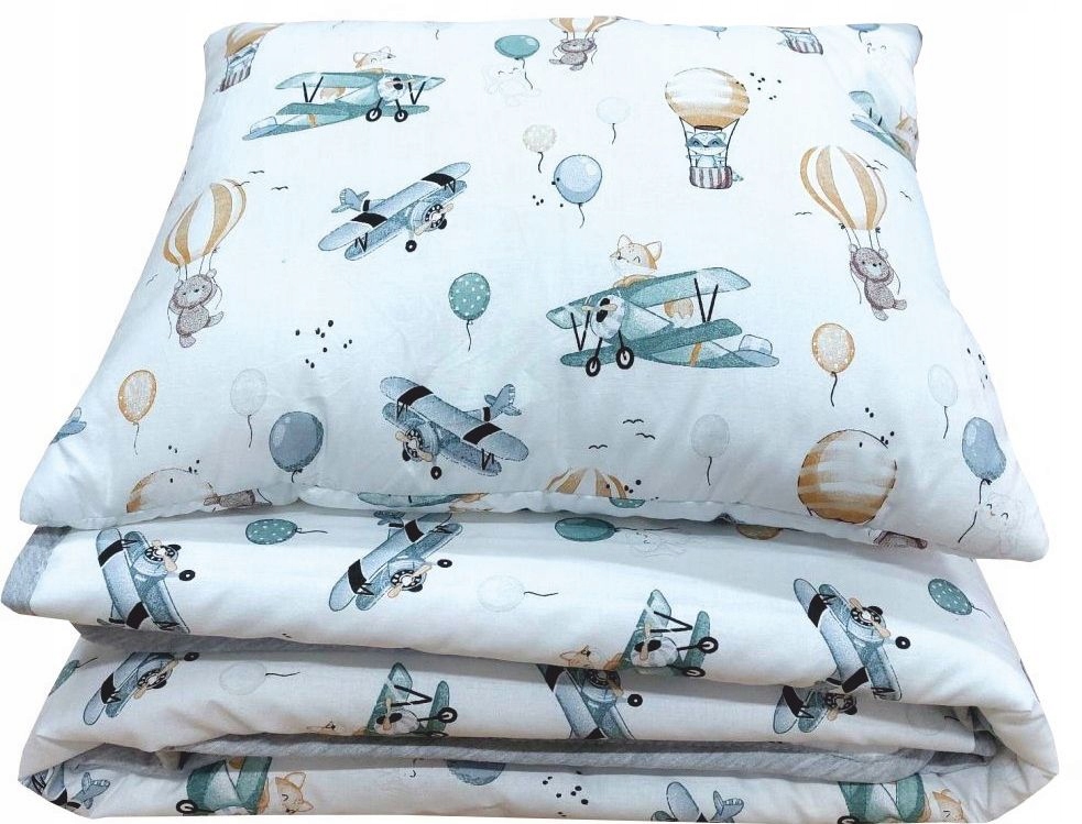 Pościel 75x100 do przedszkola + poduszka + imię