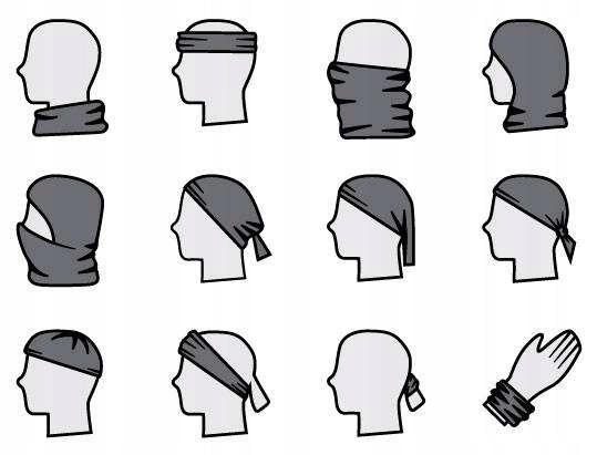 Komin, chusta z gładkiej tkaniny Rovicky Marka inny