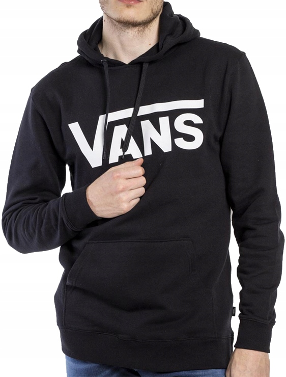 

Bluza Męska Vans Czarna Bawełna Z Kapturem Rozm. L