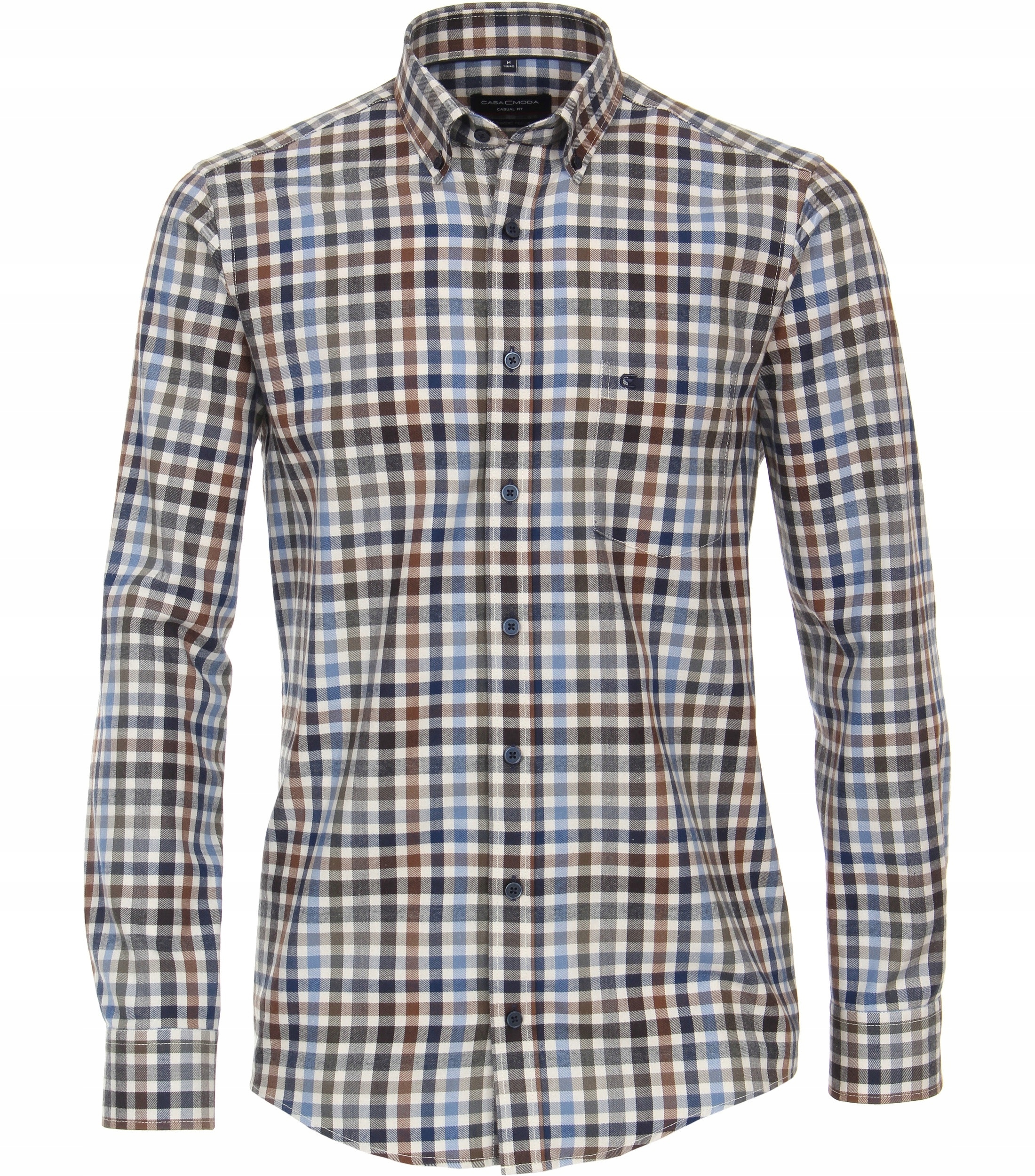 Casamoda Velké Velikosti Flanelová Košile Casual Cashmere Feeling 3XL