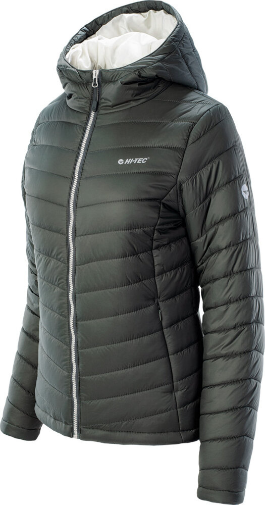 Dámská Přechodová Péřová Prošívaná Bunda Hi-tec Lady Ibanez Šedá, velikost S