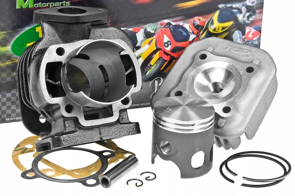 Cylinder Kit Top Performances Black Trophy 70cc, Minarelli stojace