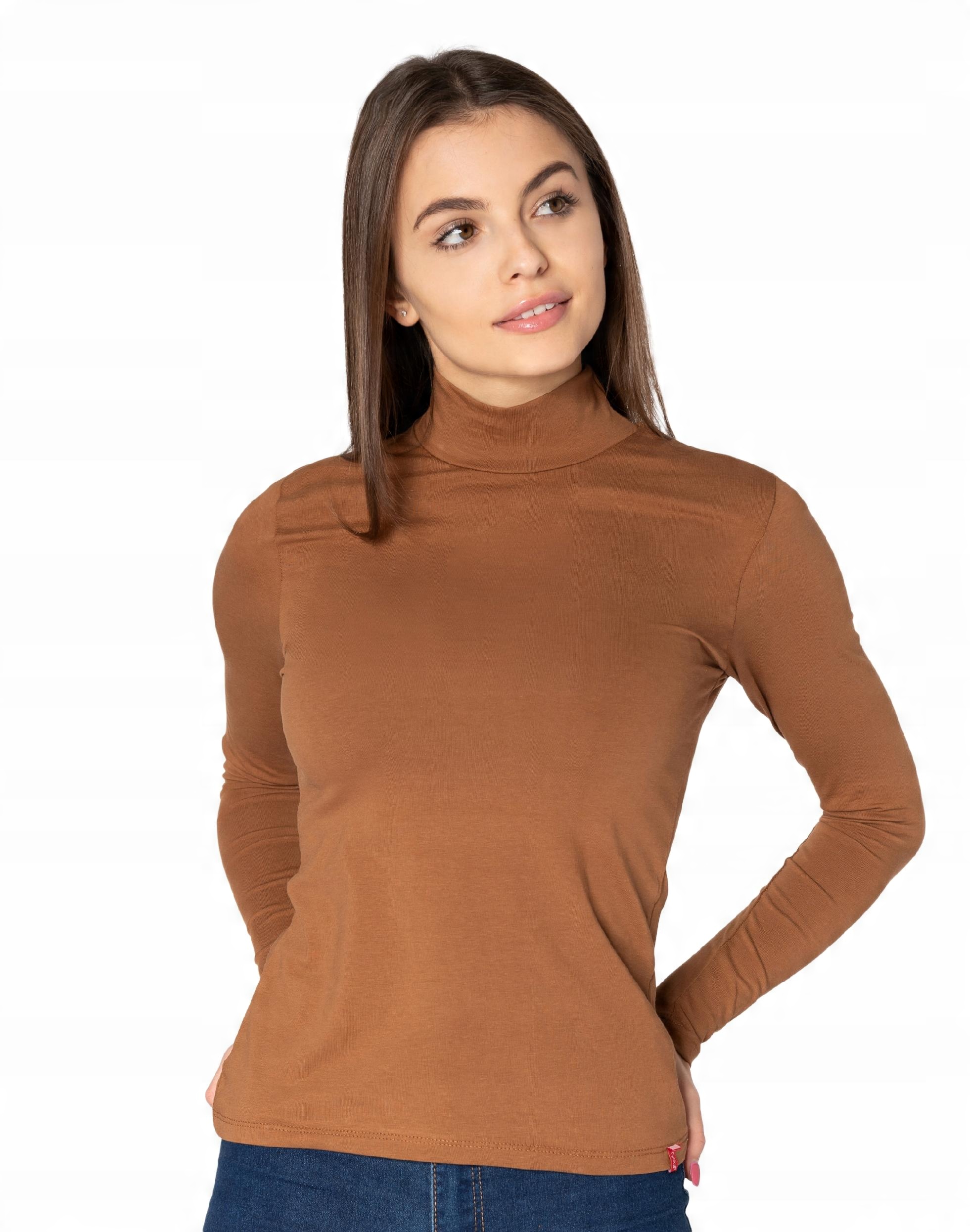 

Półgolf Damski Cienki Sweter Golf 8111-13 r S/m