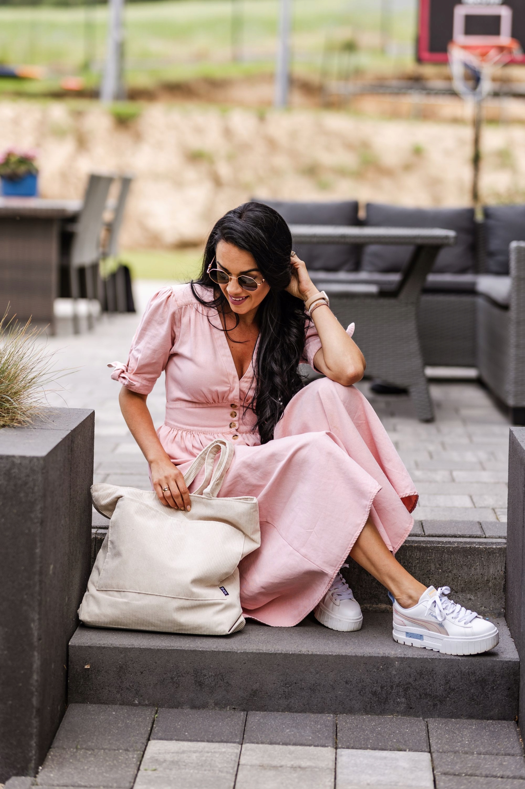 TORBA SHOPPERKA HEYO MIEJSKA SHOPPER NA PLAŻĘ ZAPINANA NA ZAMEK SZTRUKSOWA Kod producenta HTS02