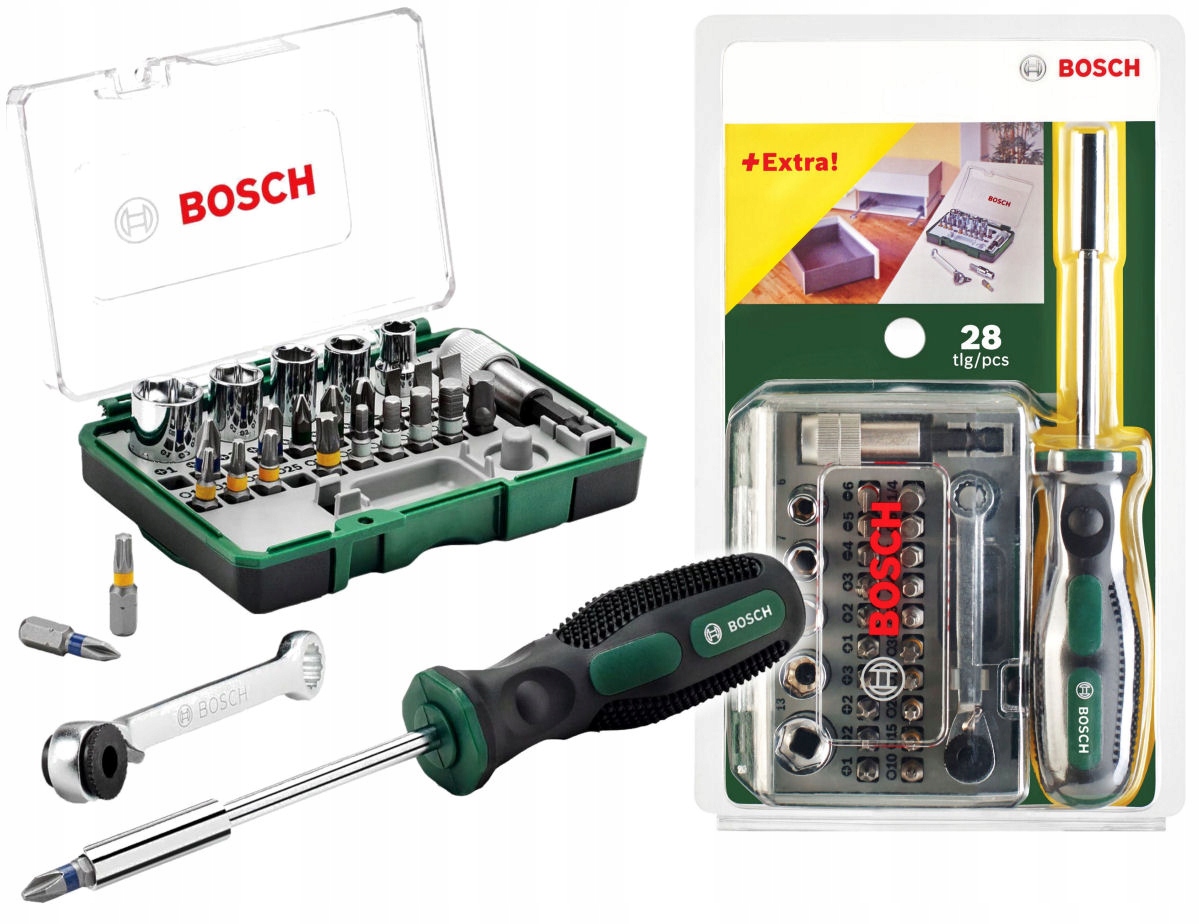 

Zestaw 28 szt. Bitów I Nasadek Z Grzechotką Bosch