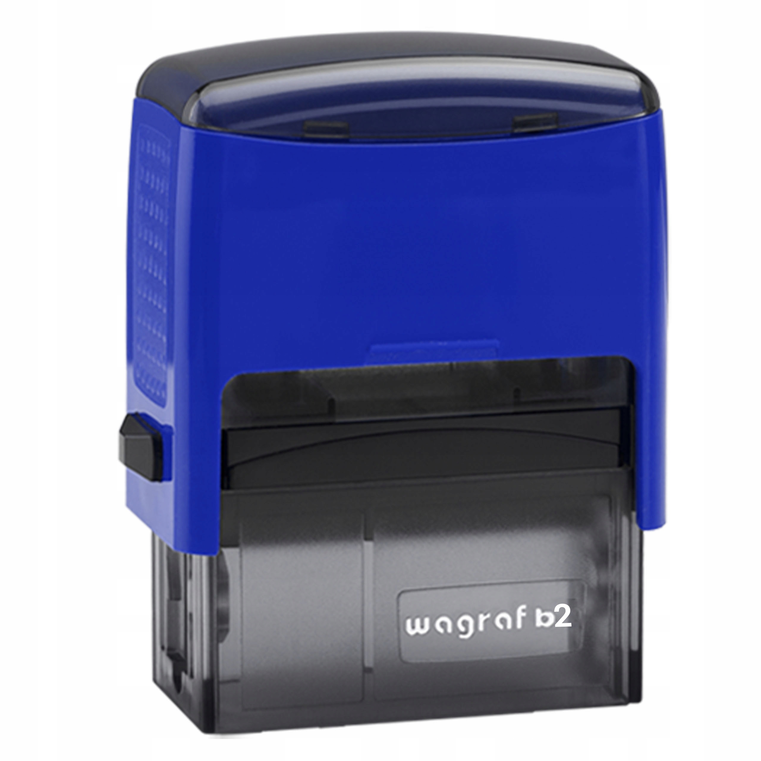 PIECZĄTKA WAGRAF B2s DO 4 LINII FIRMOWA IMIENNA BIUROWA PROJEKT + GUMKA Stan opakowania oryginalne