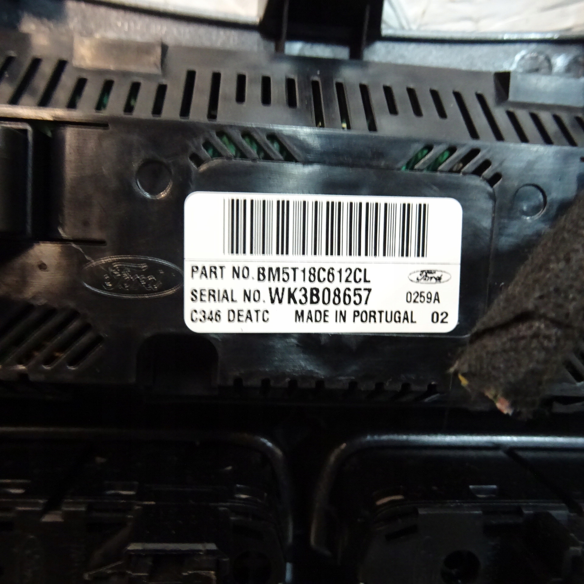 FORD FOCUS MK3 PANEL klími BM5T18C612CL