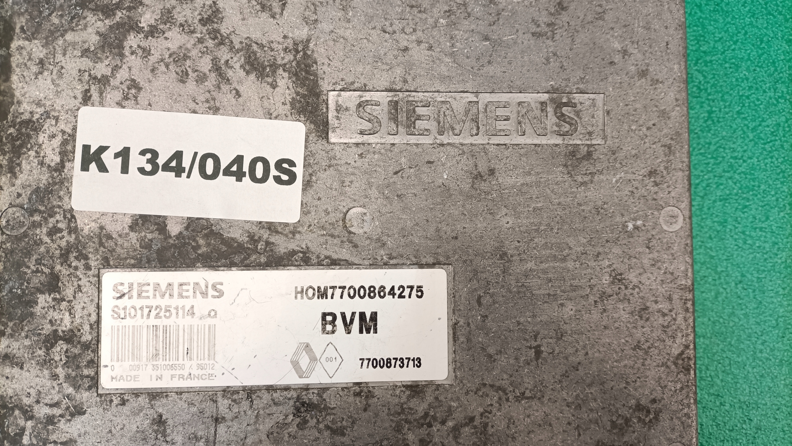 RENAULT LAGUNA 1 e 1.8 8V computer Motore Centralina 7700873713 K134/040S