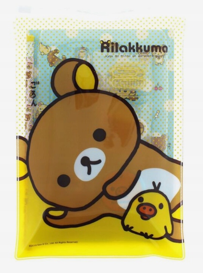 Rilakkuma Školský set - Vrecko s výbavou