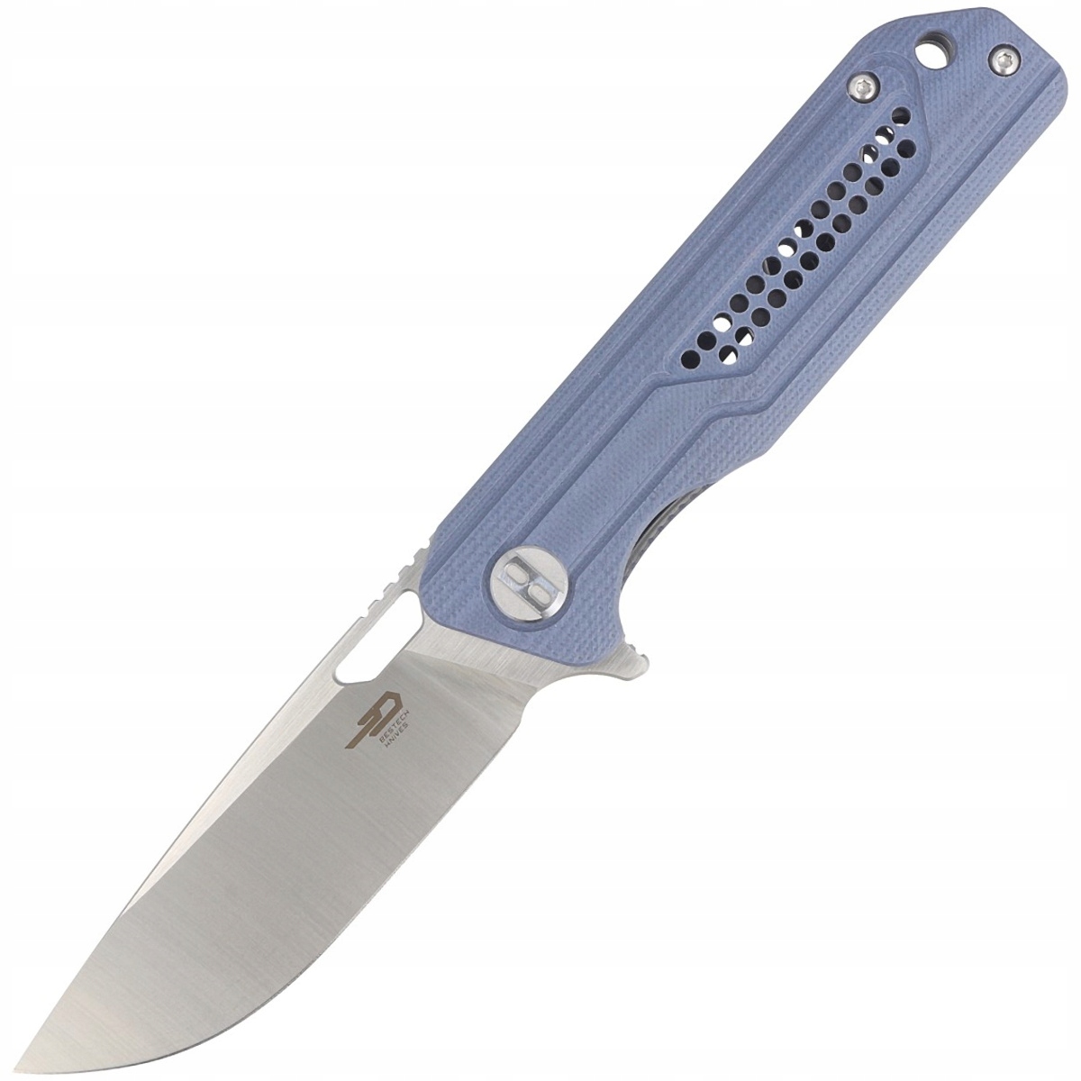 Nóż składany Edc Bestech Circuit Flipper Stal Böhler K110 Satynowy Klips