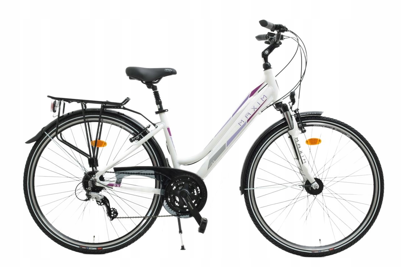 ROWER TEKINGOWY MAXIM MT 2.3 KOŁA 28 RAMA 19 BIAŁY